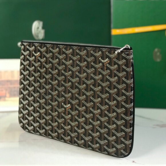 Goyard Saint-Sulpice Card Wallet – Hand-Painted Goyardine Canvas - Picture 8 of 9